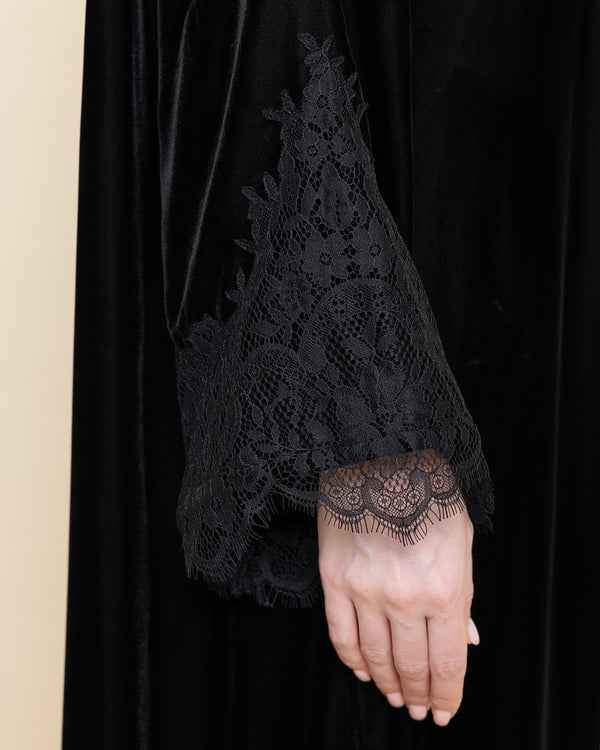 The lace velvet